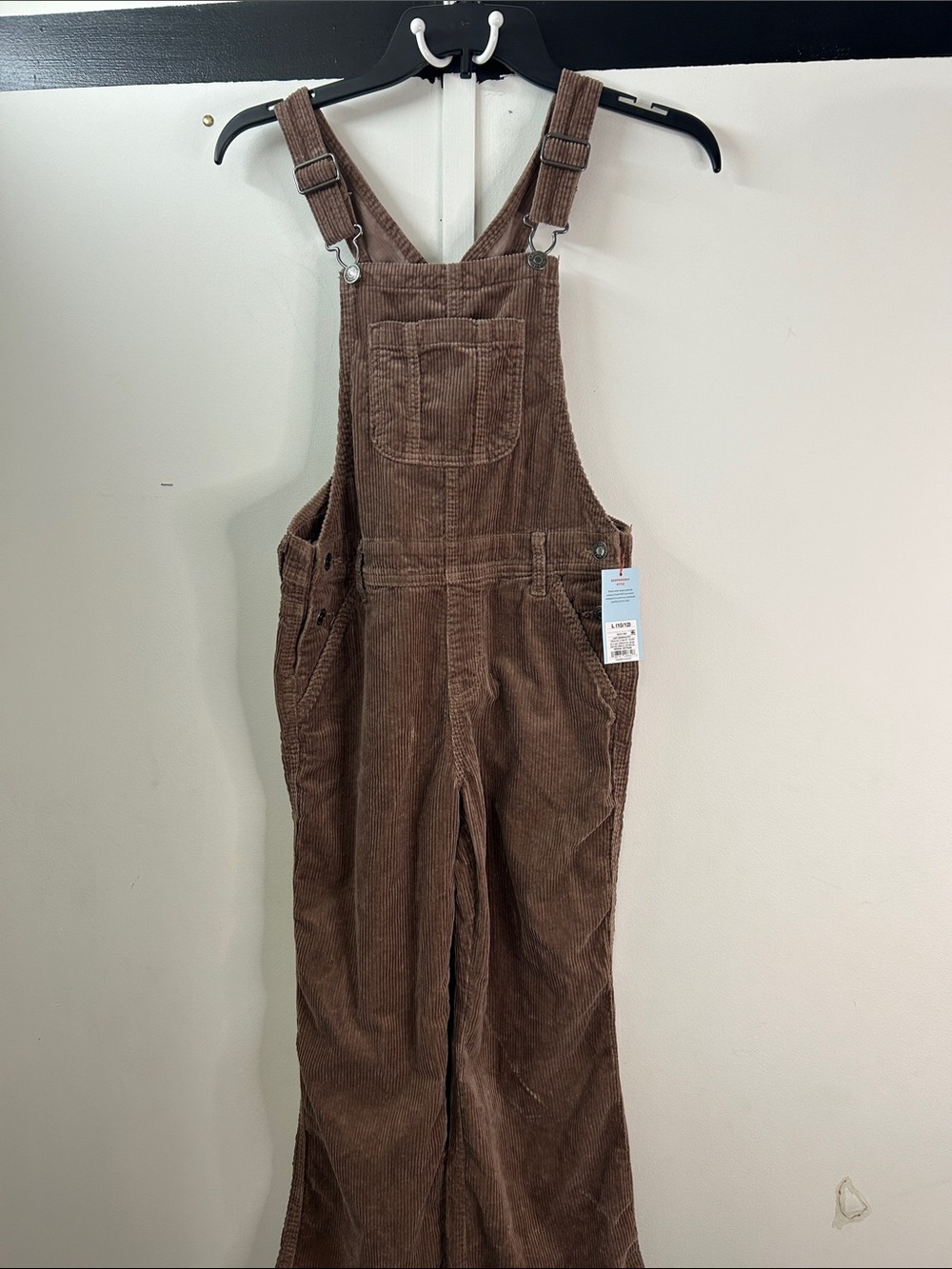 Cat & Jack Brown Corduroy Kids Overalls Romper